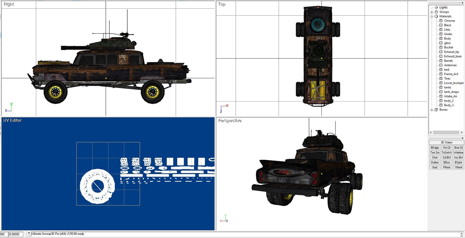 1962 Cadillac Wastelands car model - Image 9