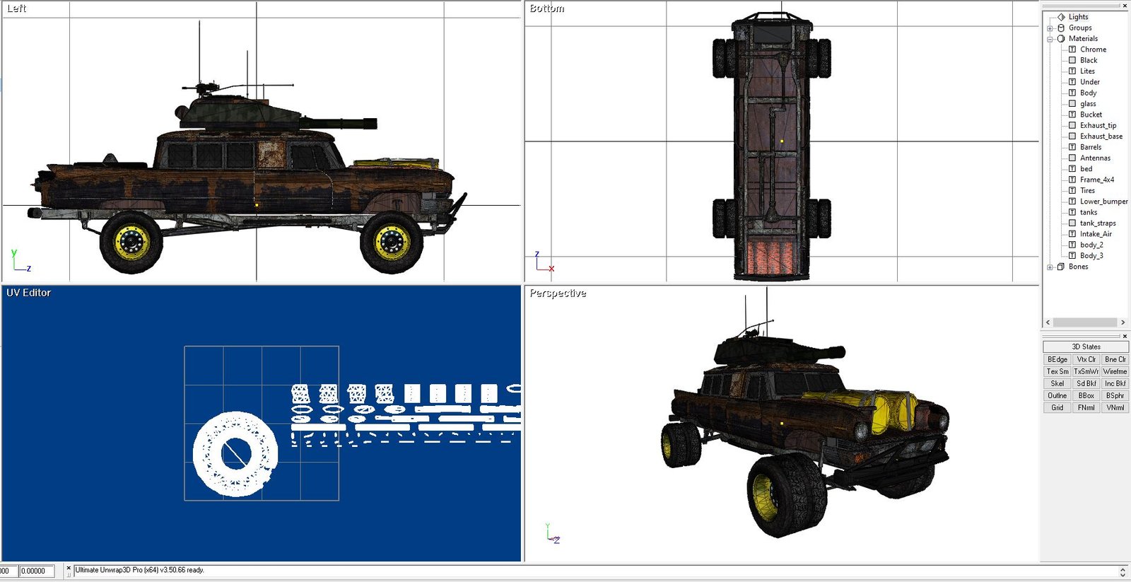 1962 Cadillac Wastelands car model - Image 8