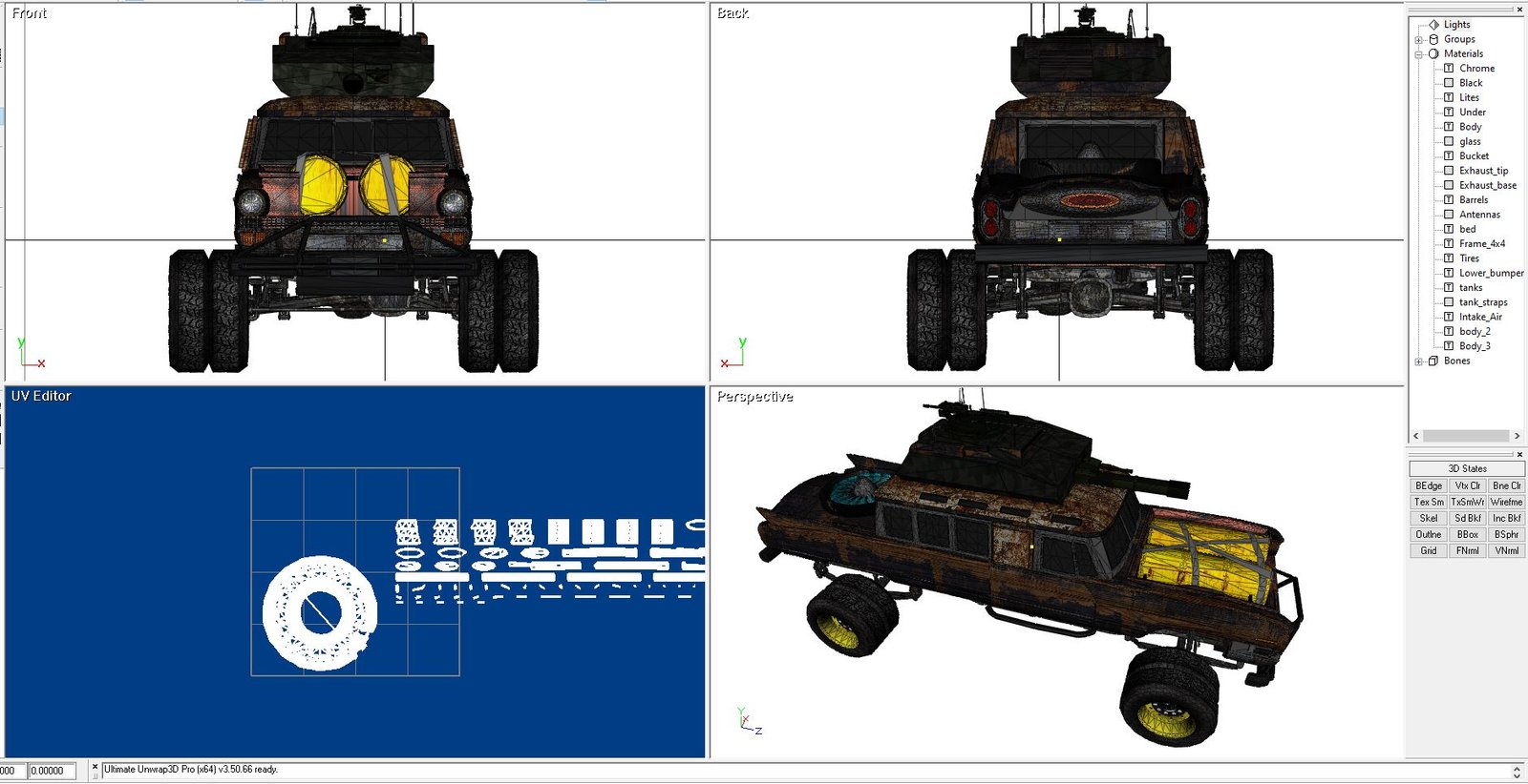 1962 Cadillac Wastelands car model - Image 7