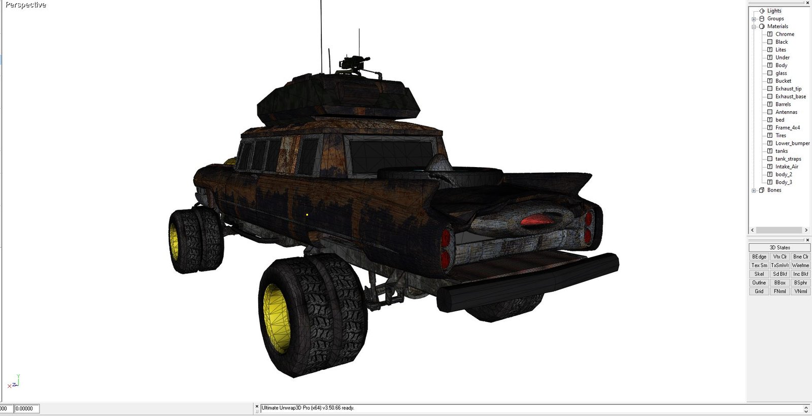 1962 Cadillac Wastelands car model - Image 4