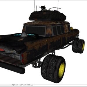 1962 Cadillac Wastelands car model