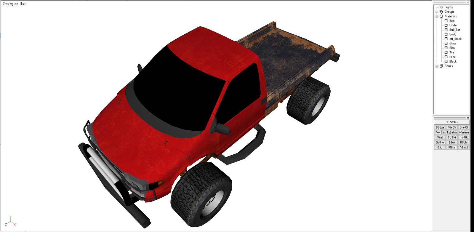 Red Van Pickup - Half van truck - Image 6