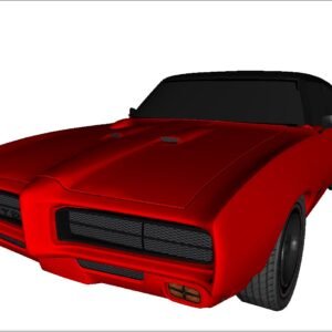 Pontiac GTO - Muscle Car in red