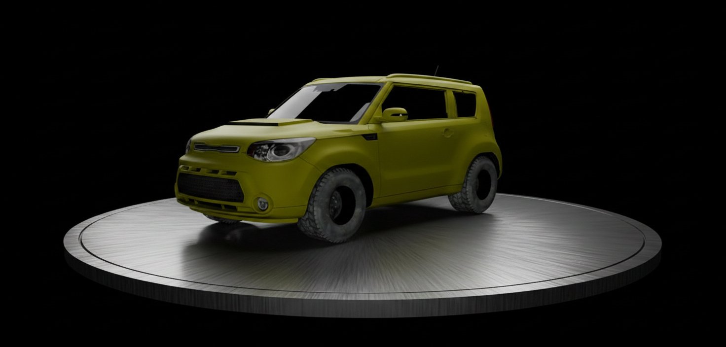 Kia Soul - Street 3D Model 4 dr - Image 3