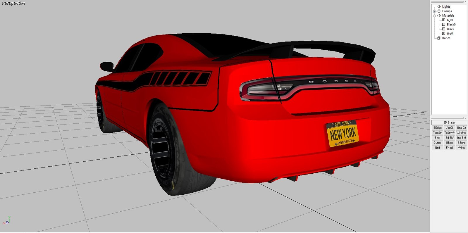 Custom Dodge Charger 2 door model Red - Image 7