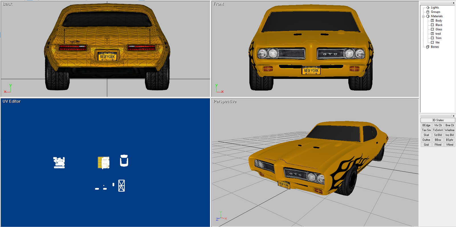 Pontiac GTO - Muscle Car in Gold - Image 2