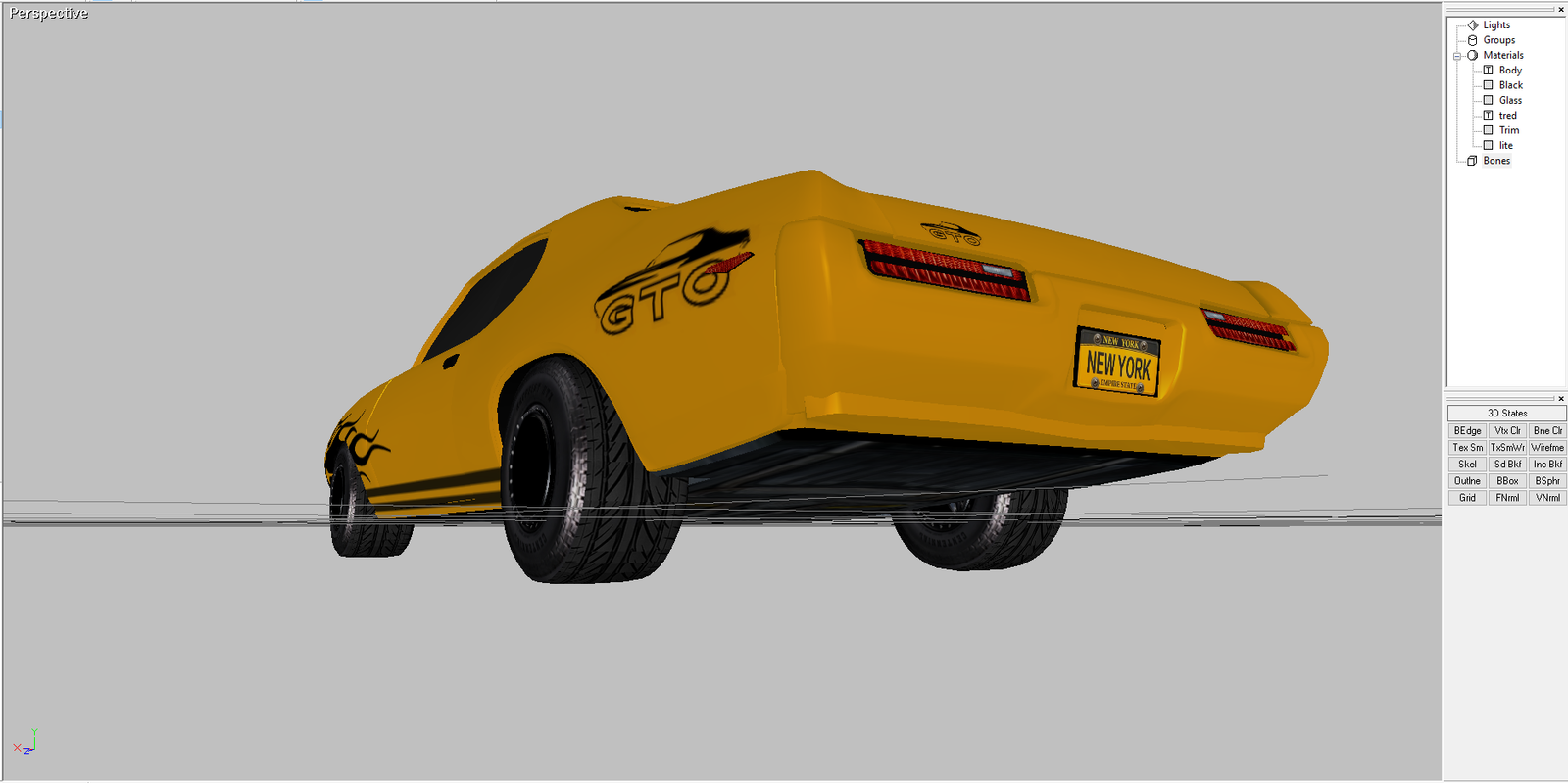 Pontiac GTO - Muscle Car in Gold - Image 5