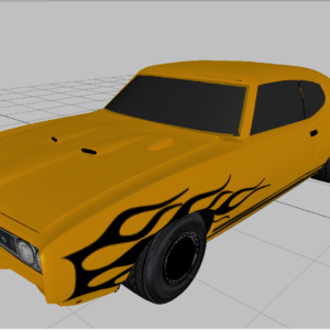 Pontiac GTO - Muscle Car in Gold