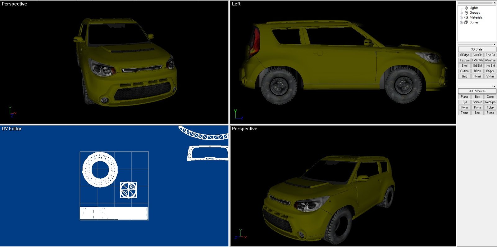 Kia Soul - Street 3D Model 4 dr - Image 7