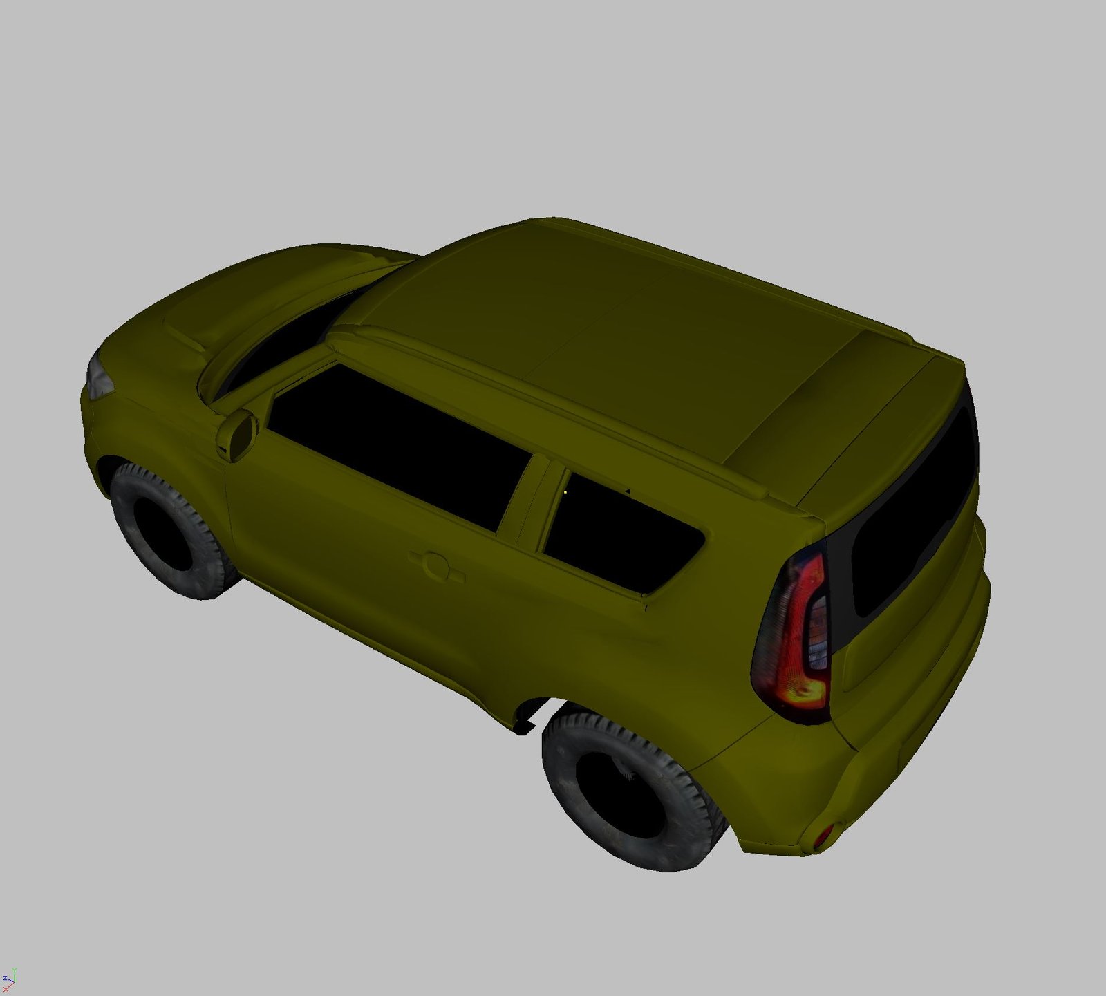 Kia Soul - Street 3D Model 4 dr - Image 14