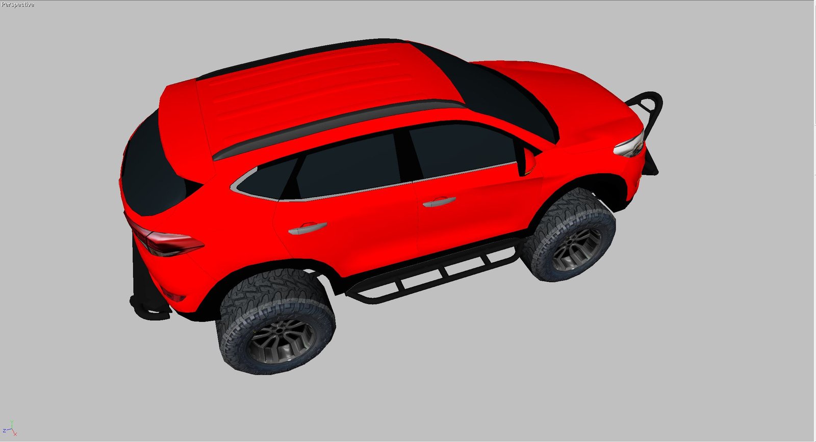 Lifted off-road Hyundai Tucson - 3D Model - Image 5