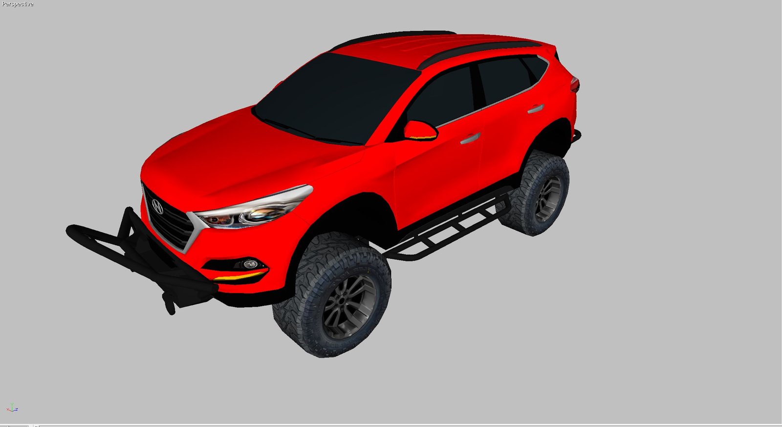 Lifted off-road Hyundai Tucson - 3D Model - Image 6