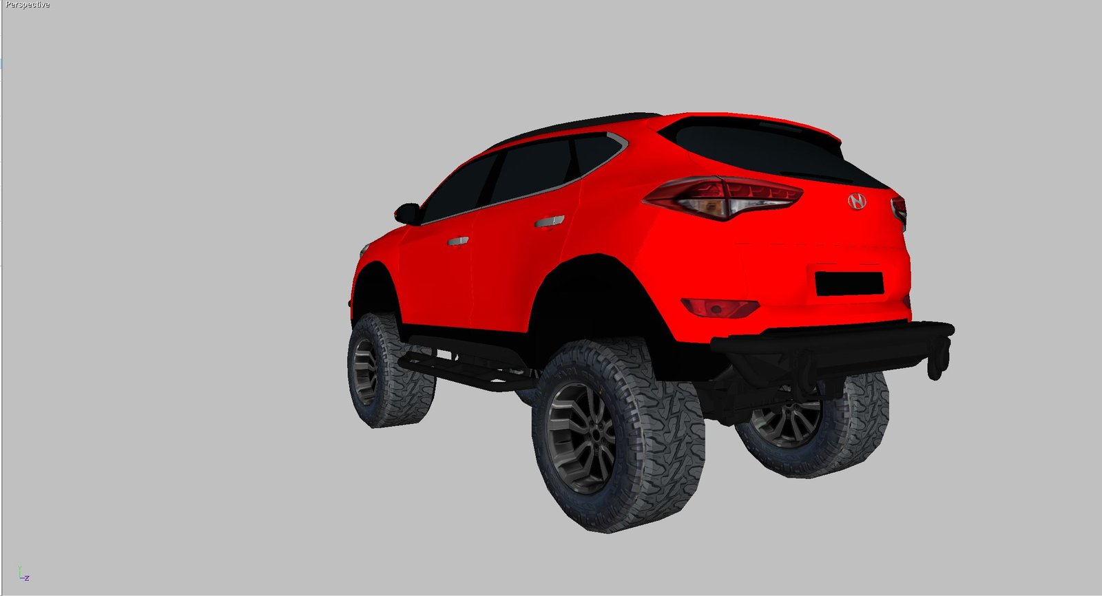 Lifted off-road Hyundai Tucson - 3D Model - Image 7