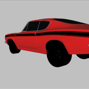 1969 Plymouth Barracuda Muscle Car - Red