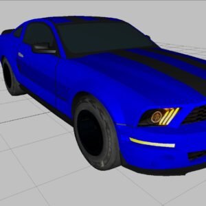 2006 Ford Mustang 3D car model