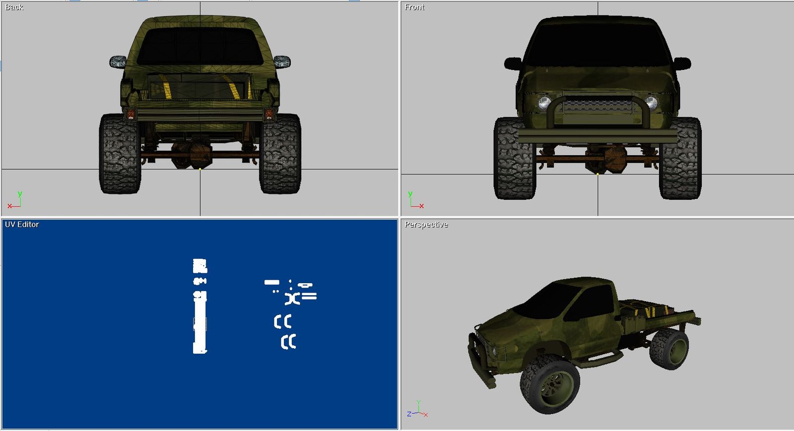 Military Van Pickup - Half van truck - Image 13