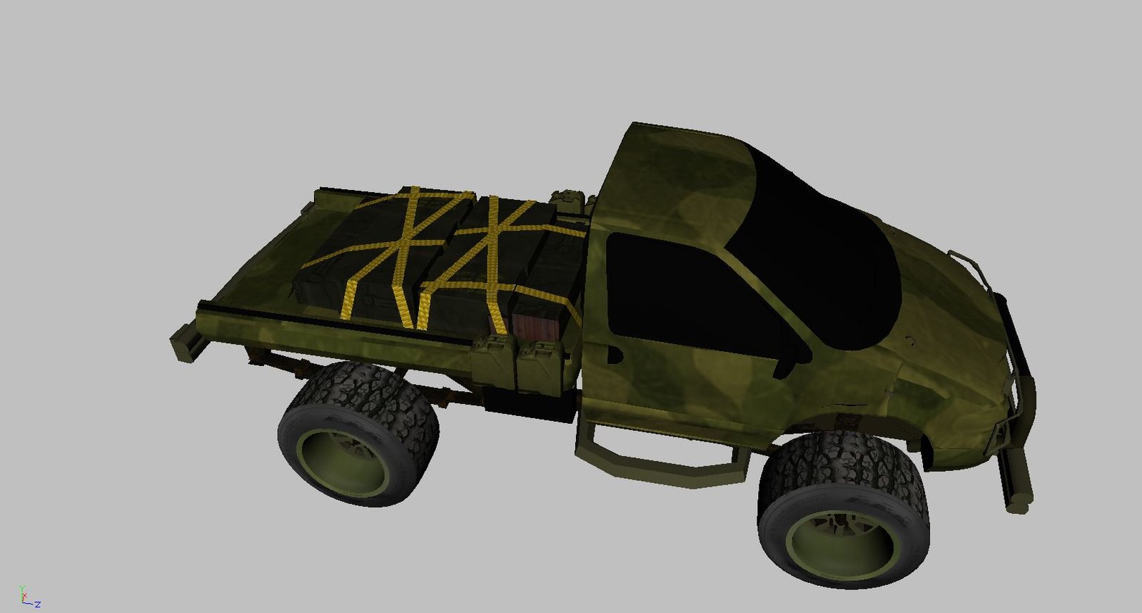 Military Van Pickup - Half van truck