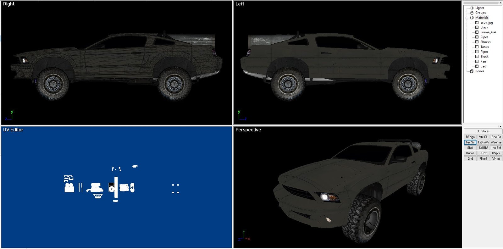 Wastelands 18 - post apocalyptic car model - Image 2