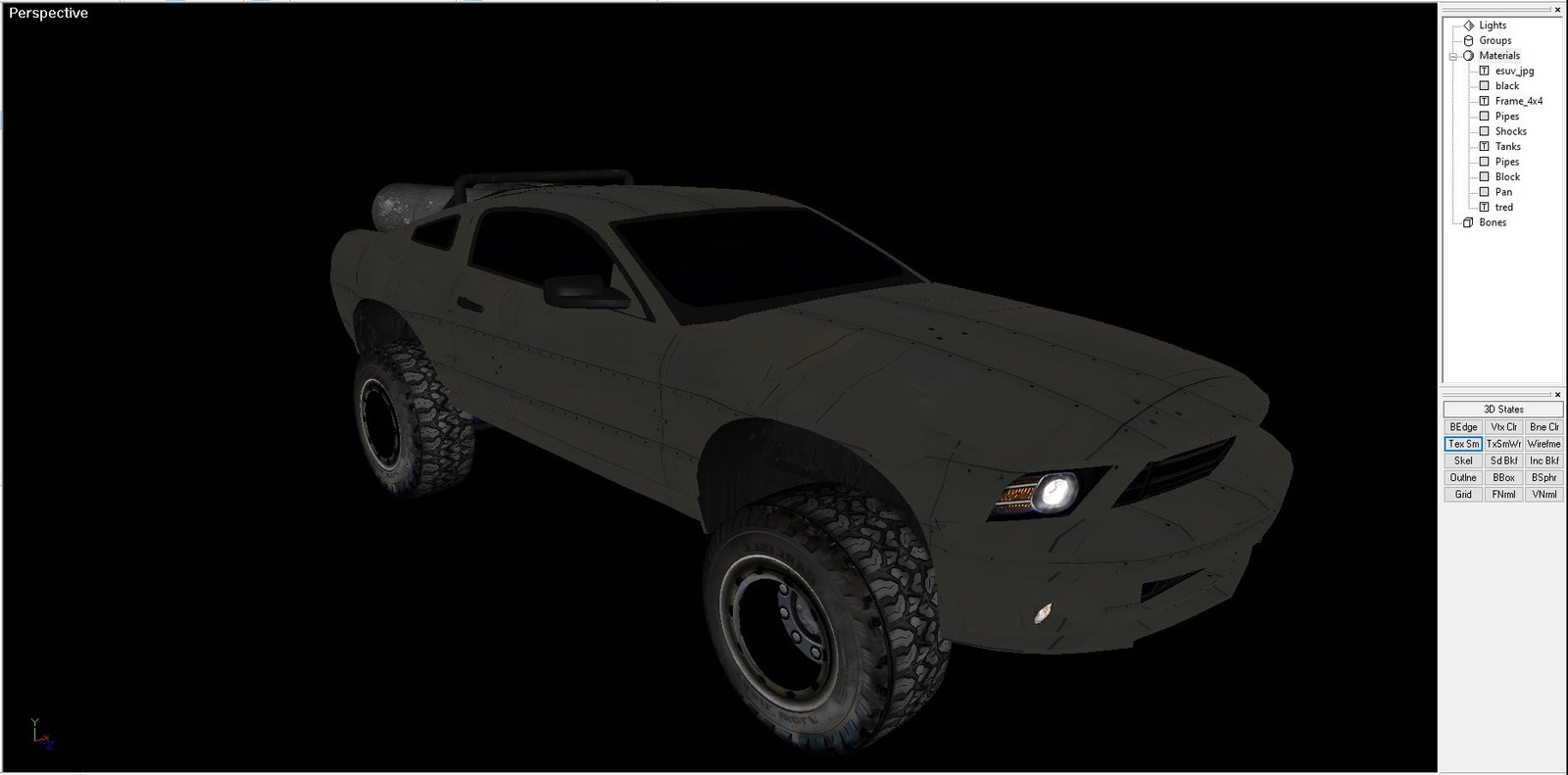 Wastelands 18 - post apocalyptic car model - Image 5
