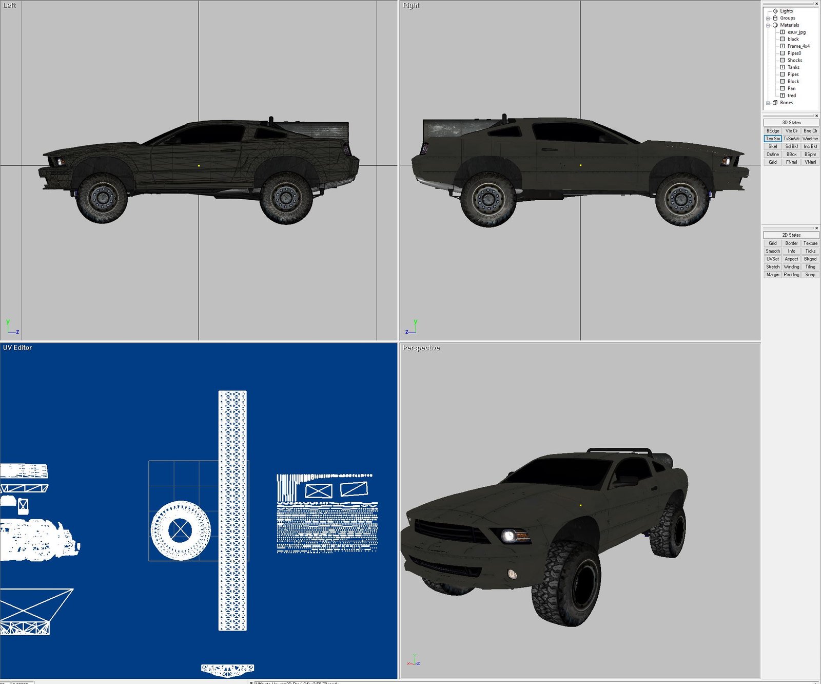 Wastelands 18 - post apocalyptic car model - Image 8