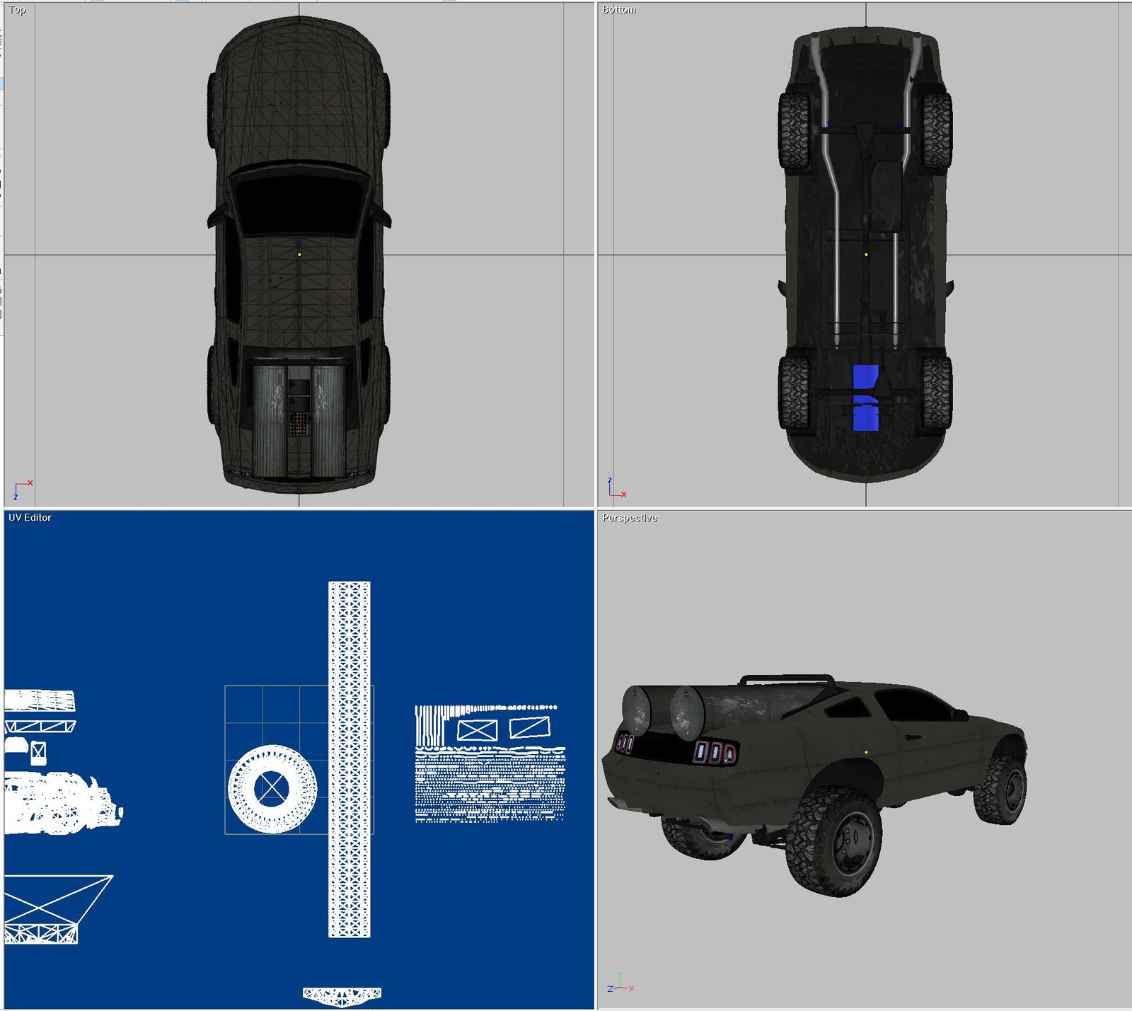 Wastelands 18 - post apocalyptic car model - Image 10