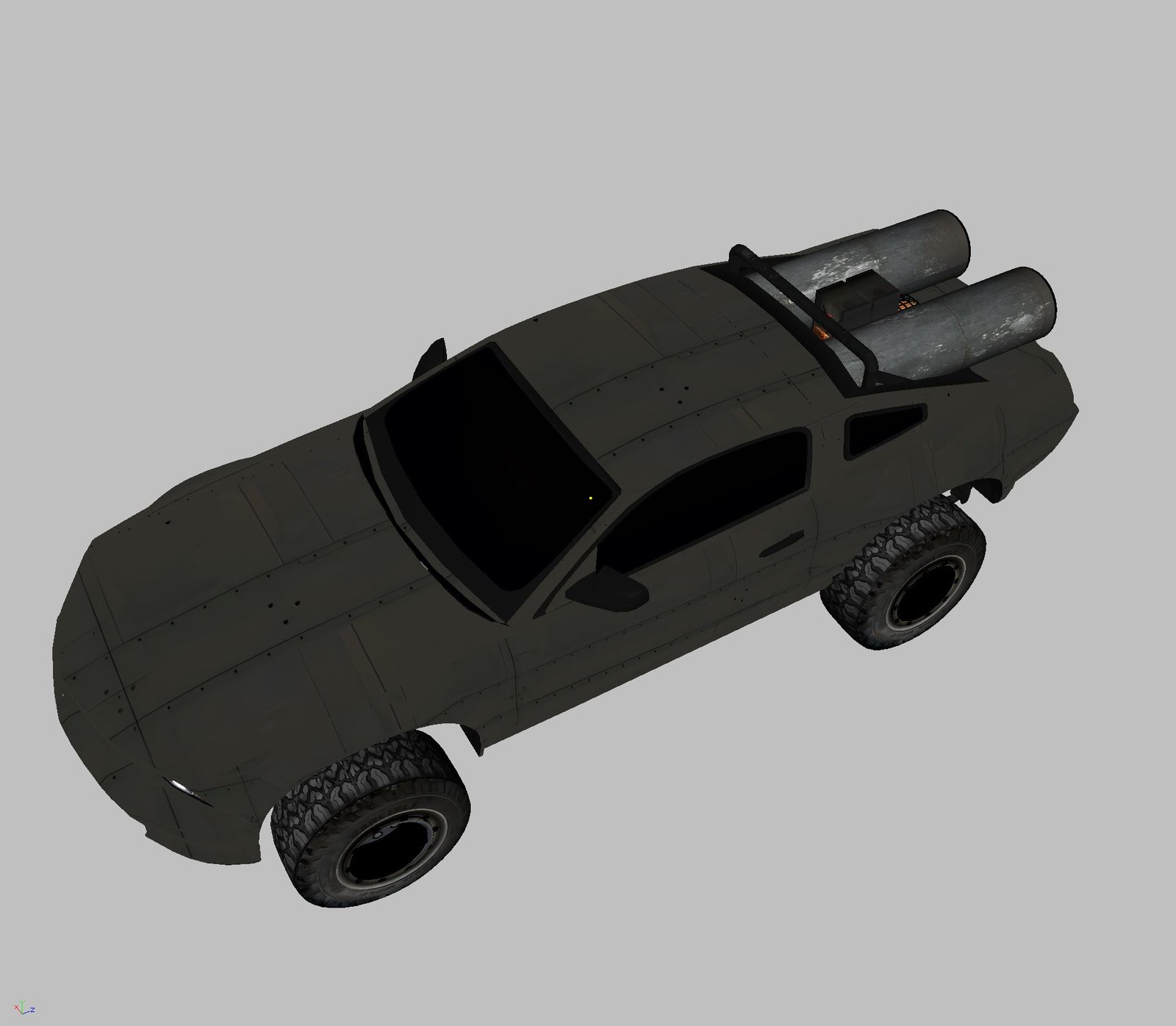 Wastelands 18 - post apocalyptic car model - Image 12