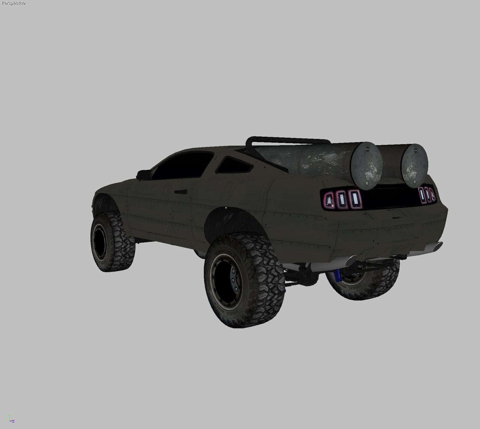 Wastelands 18 - post apocalyptic car model - Image 13