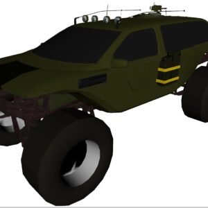Concept battle Van - 3D model - Multi Pack