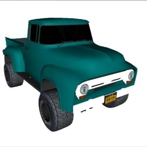 1956 Ford Truck - Step-Side 3D Model