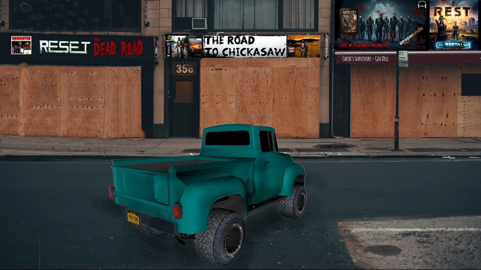 1956 Ford Truck - Step-Side 3D Model - Image 8
