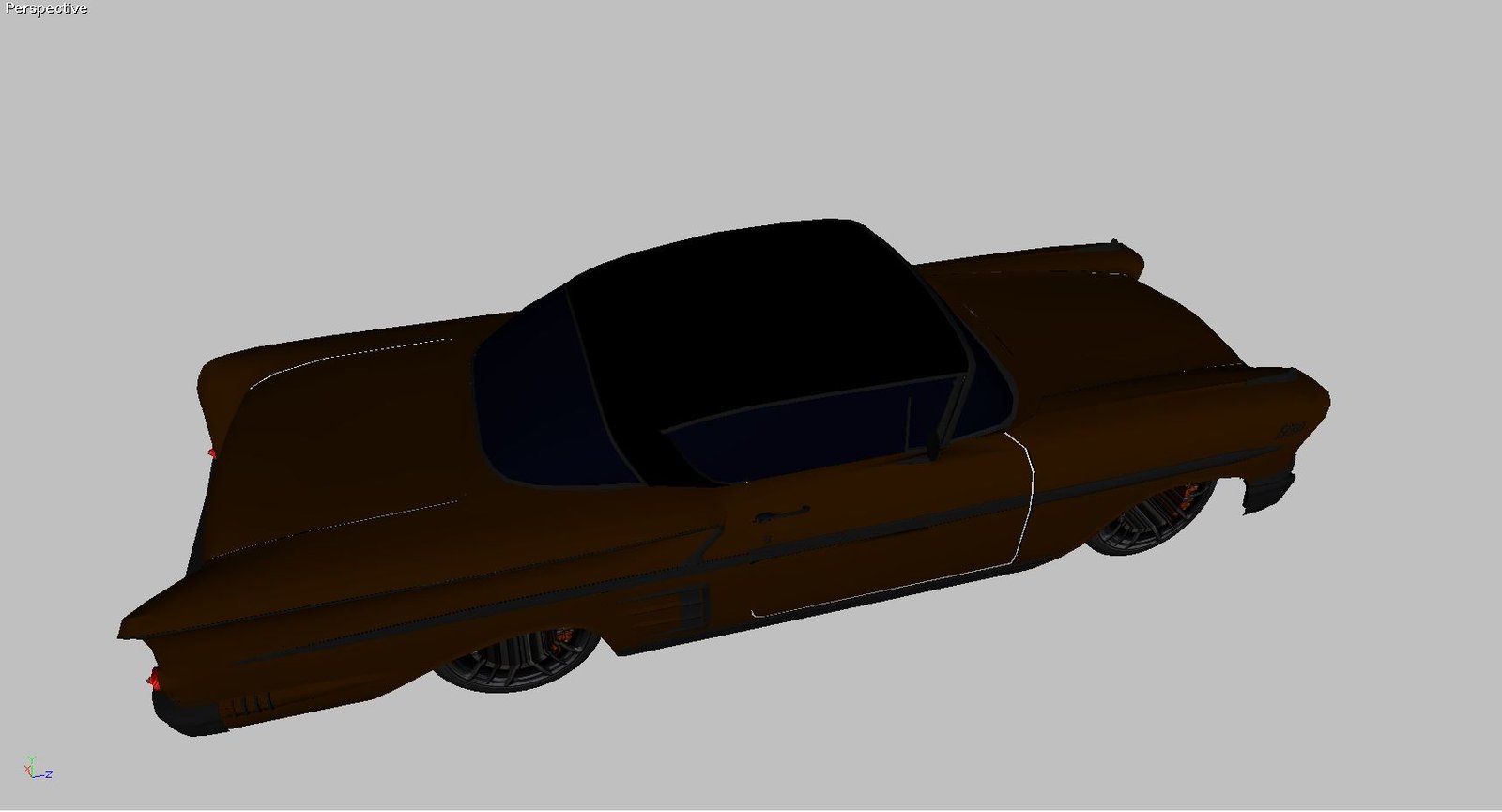 1958 Chevy Belair 2 door 3D Model - Image 13