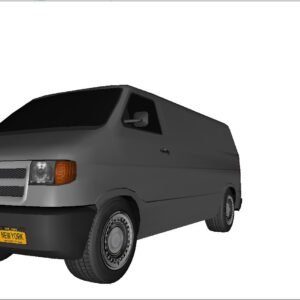 Dodge Van - cargo van 3D model