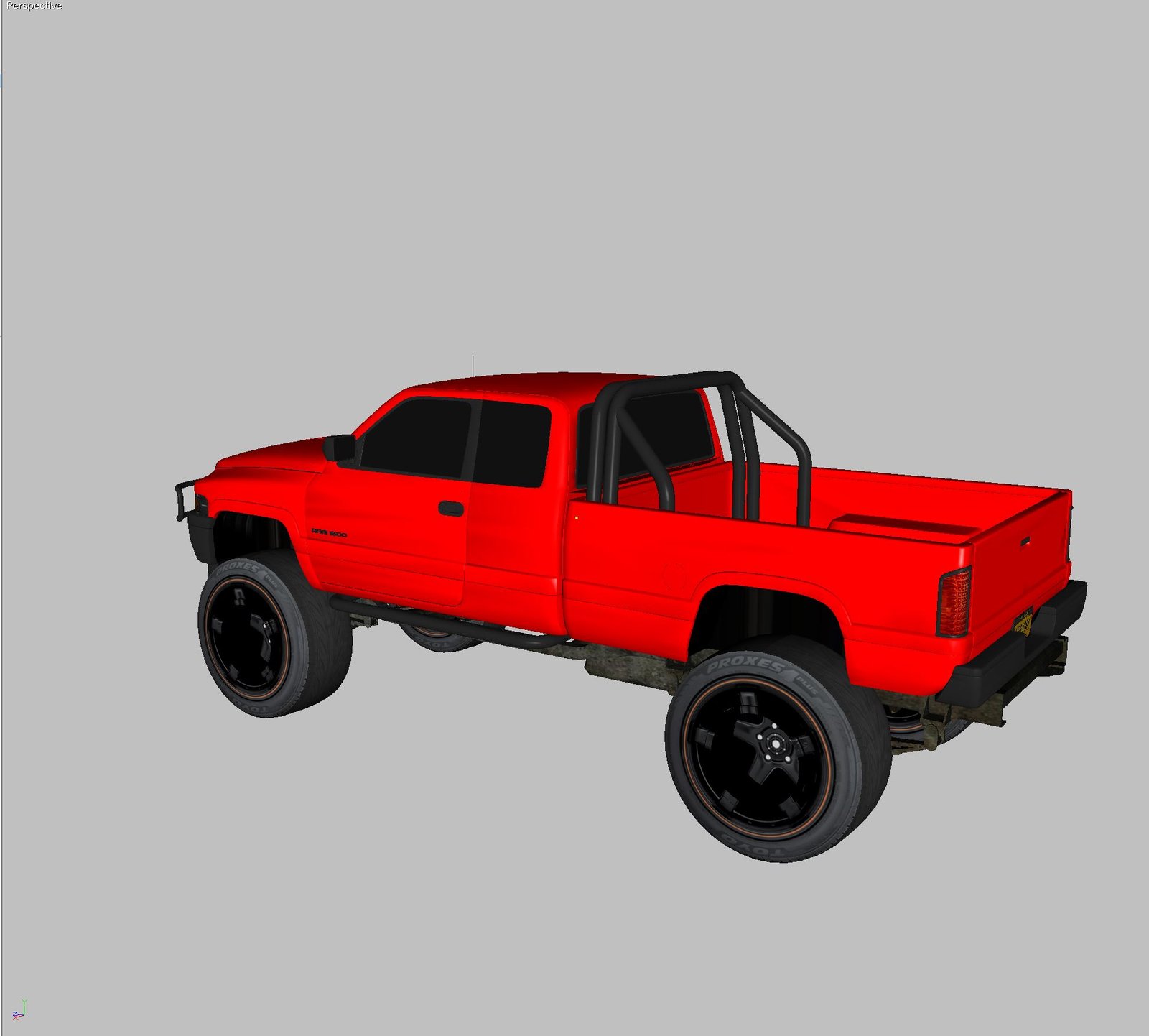 Dodge 4X4 Extended cab pickup truck model - Image 5