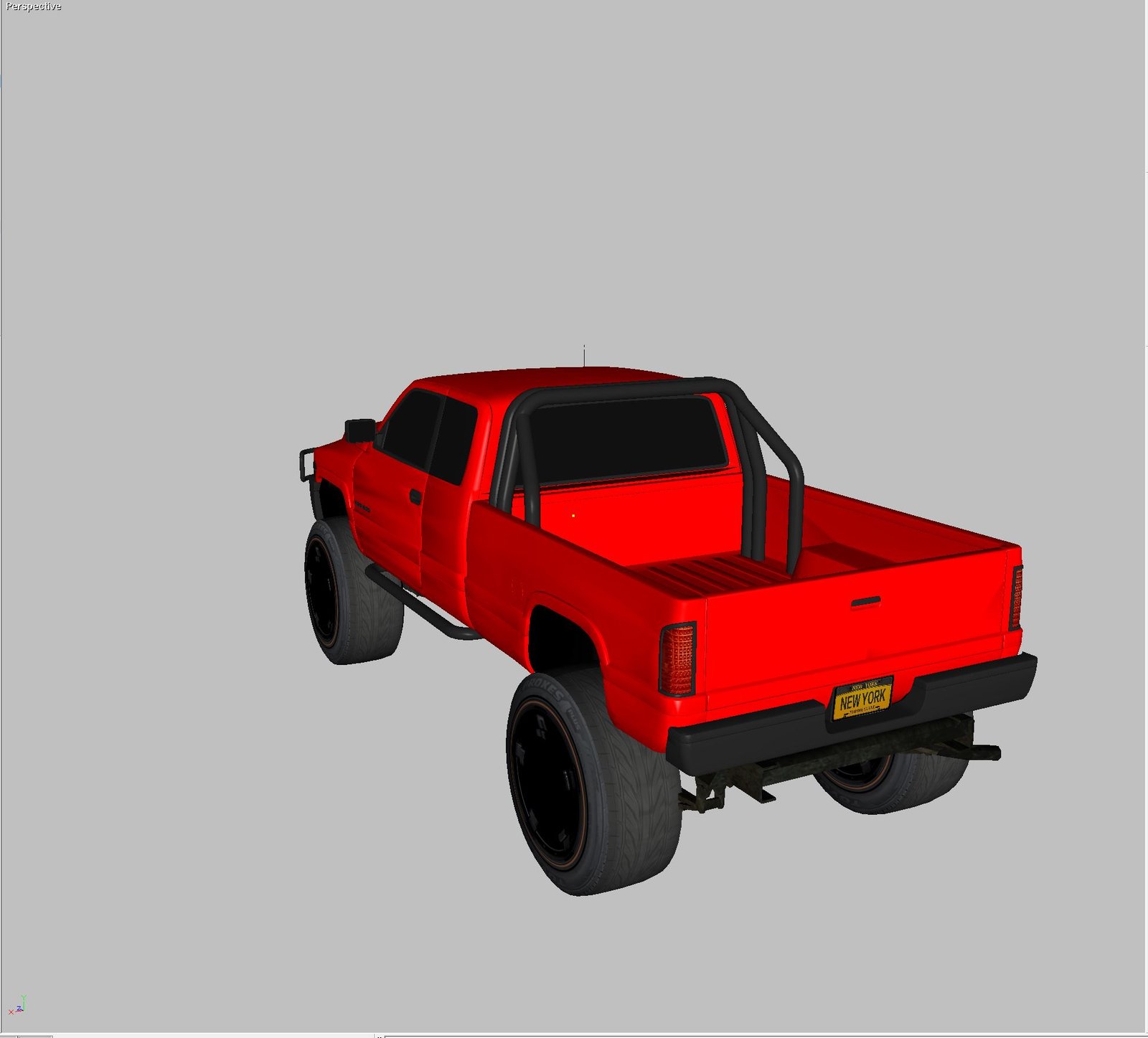Dodge 4X4 Extended cab pickup truck model - Image 7