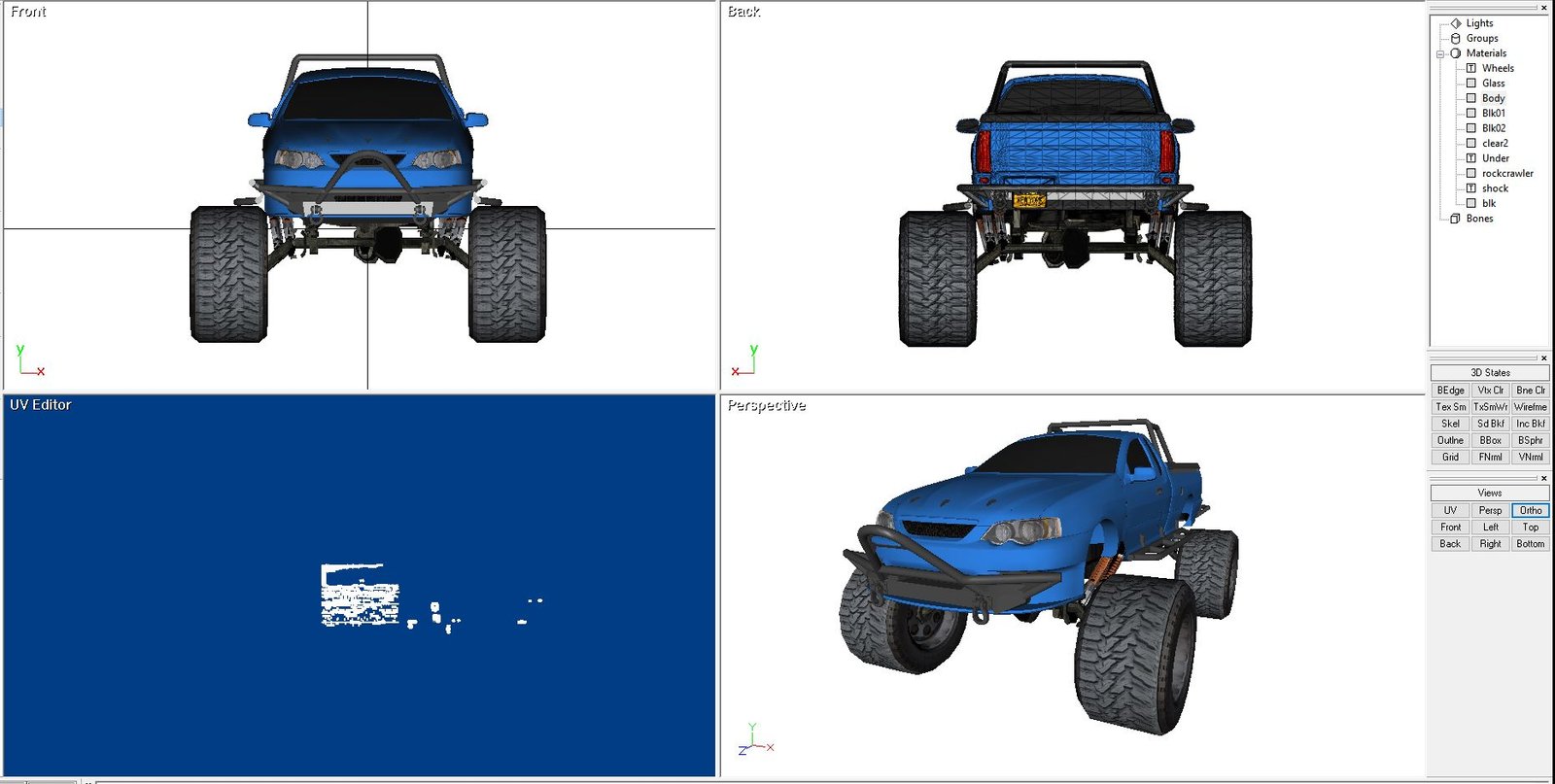 Lifted Holden Off-road Ute - 3D - Image 2