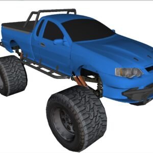 Lifted Holden Off-road Ute - 3D