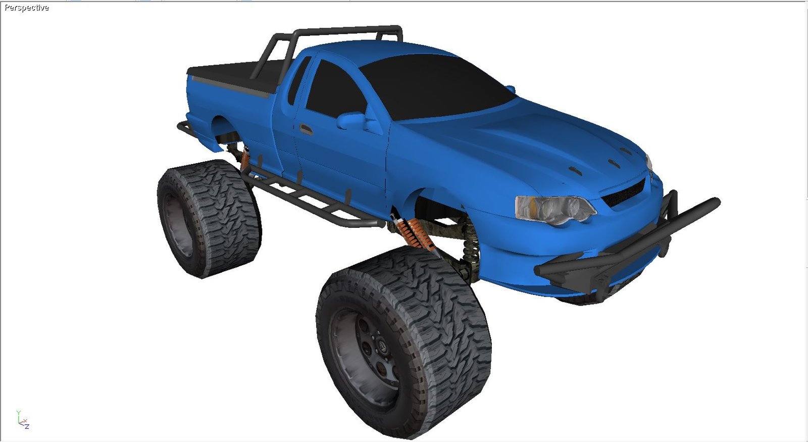 Lifted Holden Off-road Ute - 3D