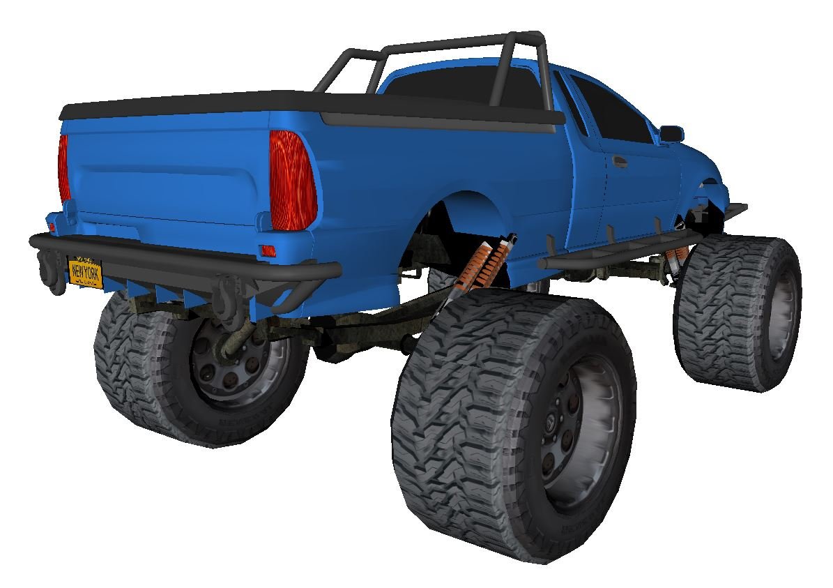 Lifted Holden Off-road Ute - 3D - Image 7
