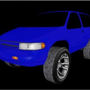 Donk Van 3D model build - Van