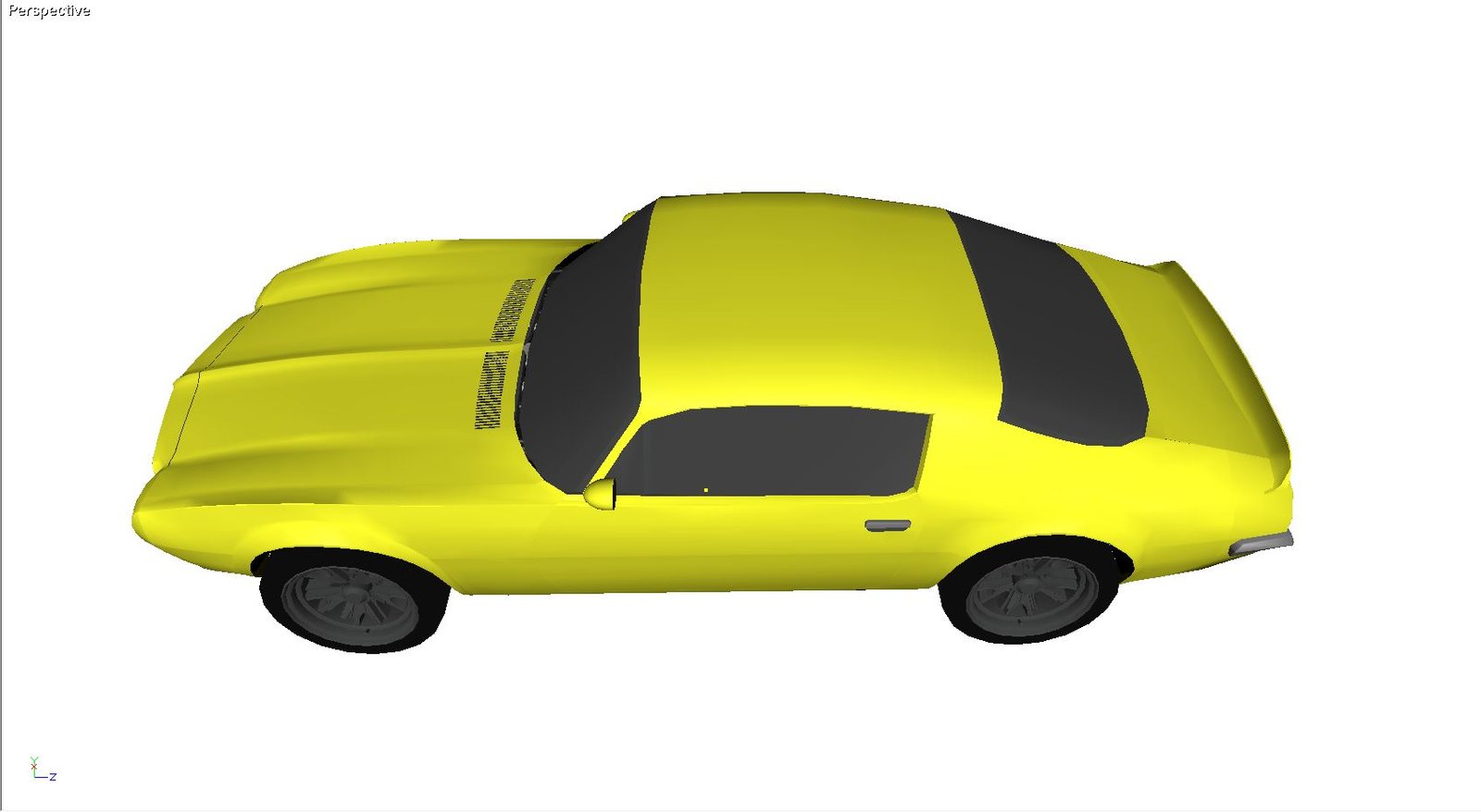 1970 Pontiac Firebird 3D Model - Image 6