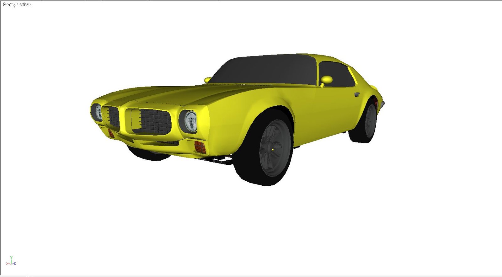 1970 Pontiac Firebird 3D Model