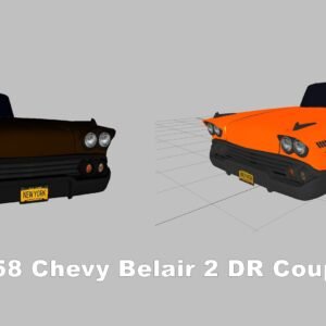 1958 Chevy Belair 2 door 3D Model