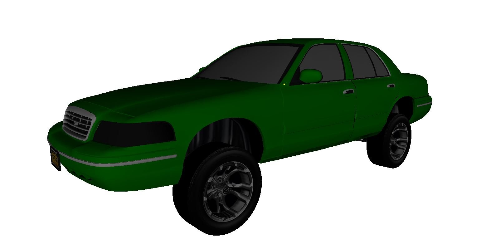 Crown Victoria Donk 3D X model - Ford - Image 10