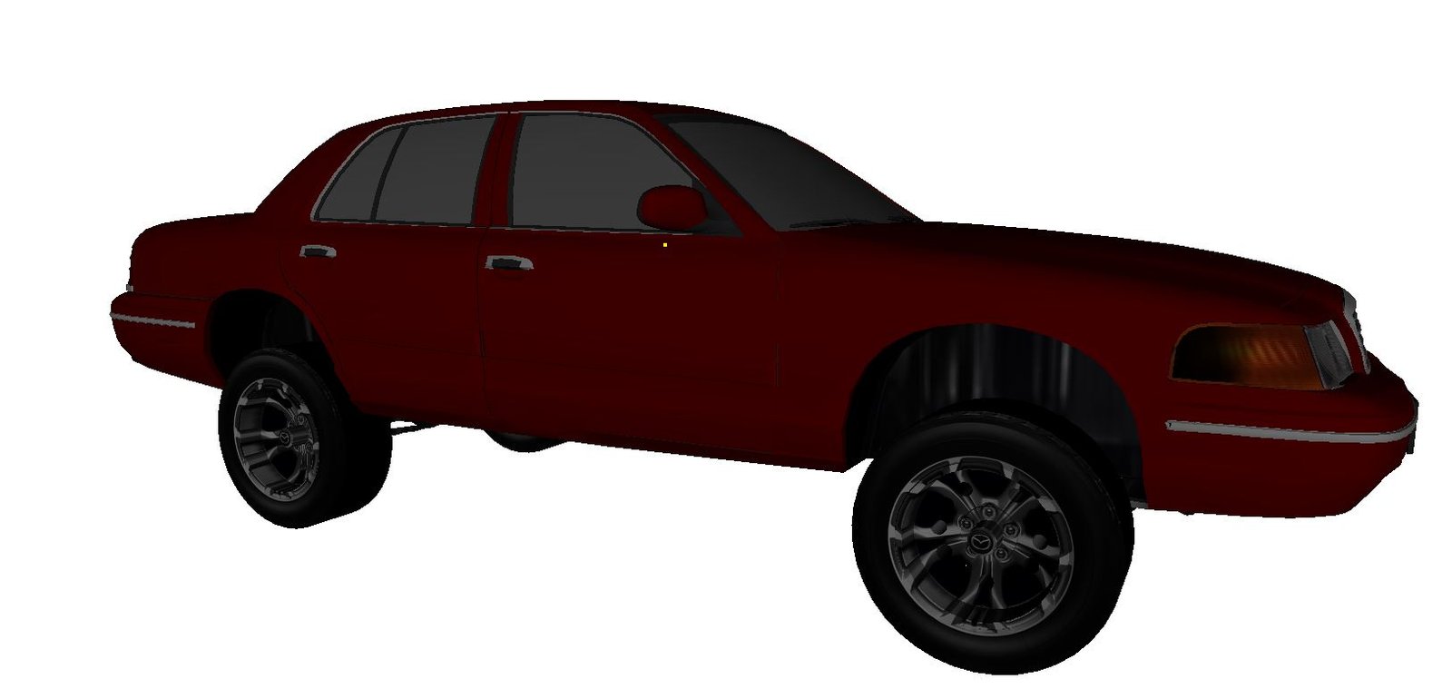 Crown Victoria Donk 3D X model - Ford - Image 11