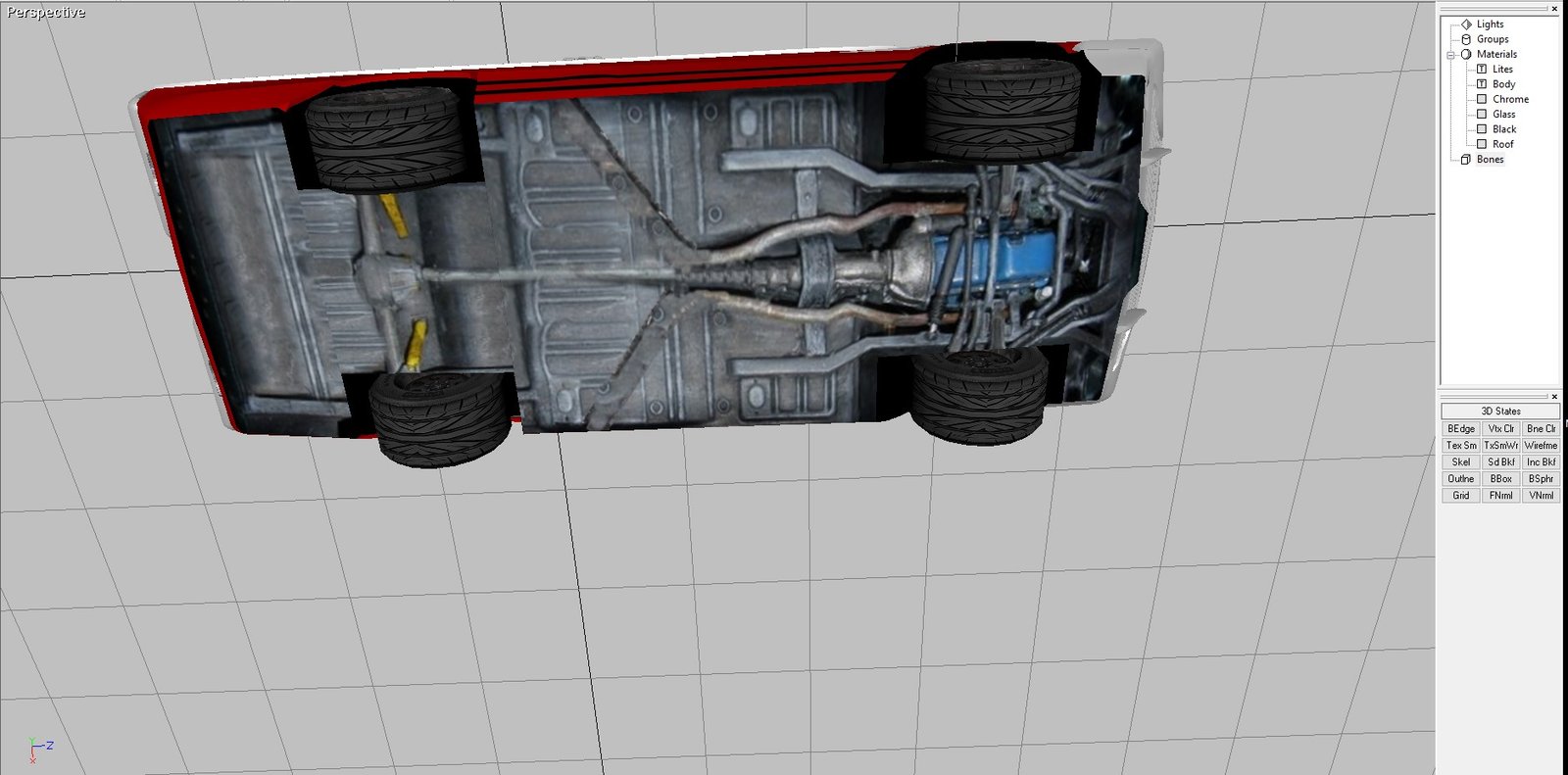 Classic Ford Thunderbird 3D Model - Image 5
