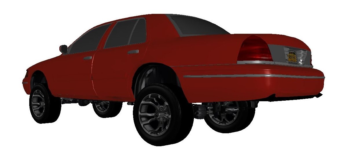 Crown Victoria Donk 3D X model - Ford - Image 3