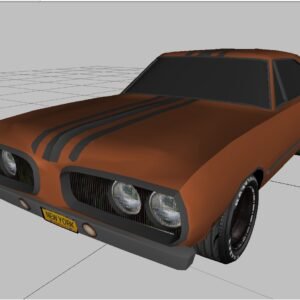 1968 Dodge Coronet coupe 3D Model