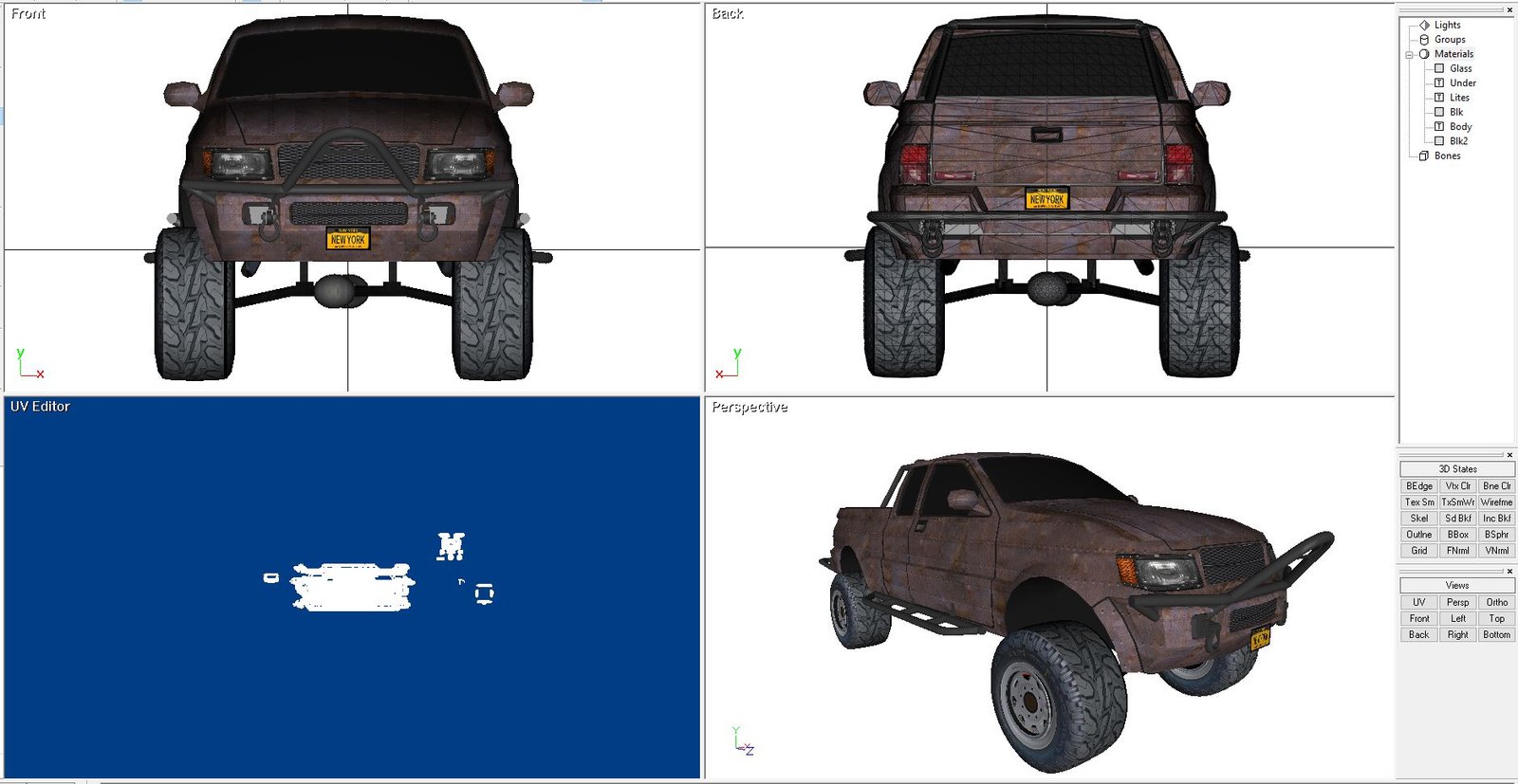 Lifted off-road Ford F150 pickup truck model - Image 4
