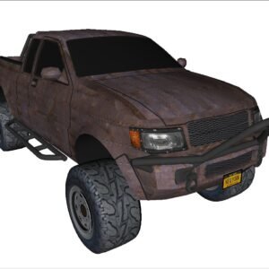 Lifted off-road Ford F150 pickup truck model