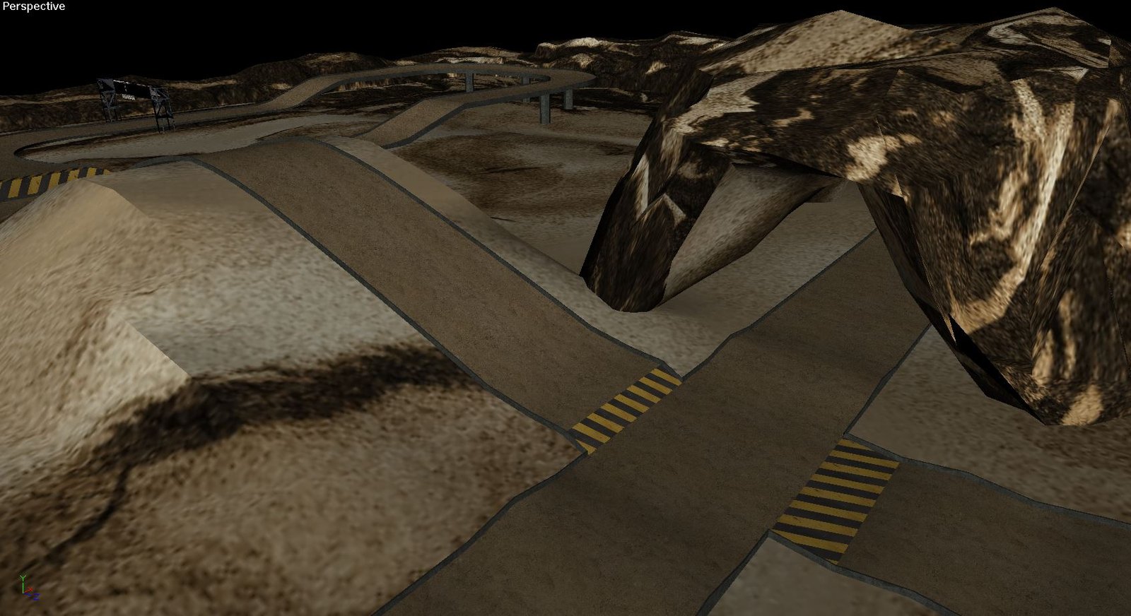 Dirt Track 07 Off-road dirt Race Track 3D Model - Image 3